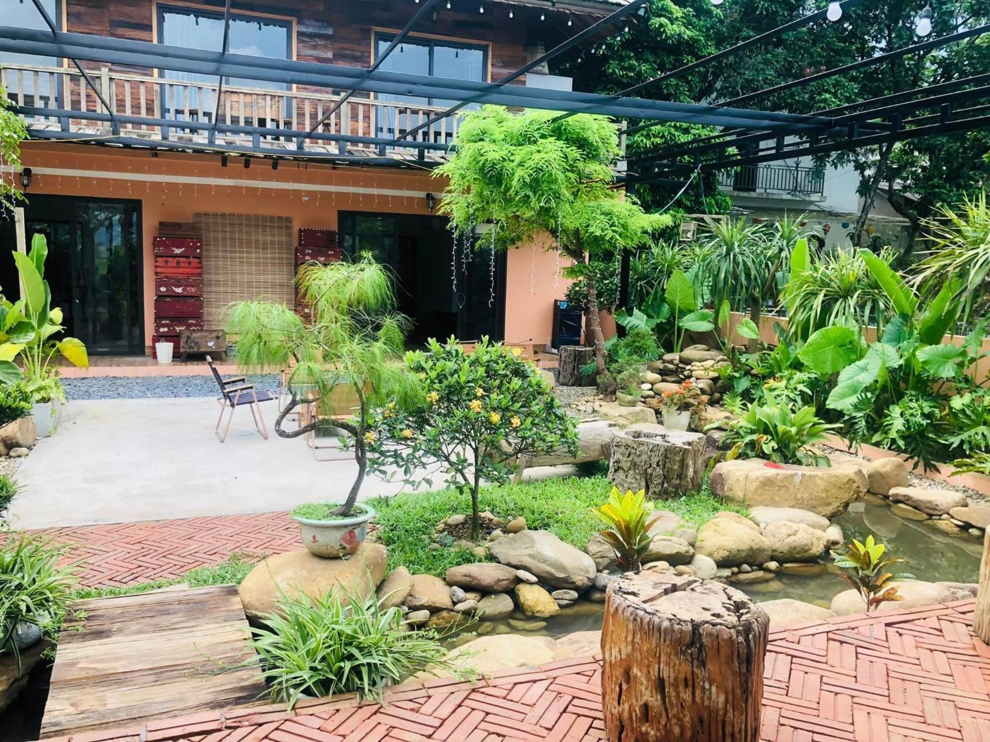 Tran Gia Homestay Nghia Lo Exterior foto